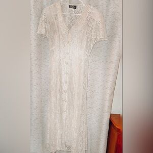 Vintage Dawn Joy lace dress 1980’s